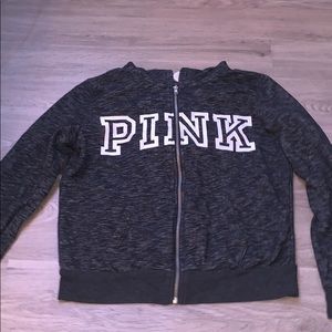 Pink zip-up jacket